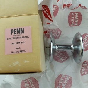 Penn 29M-113 Spool Assembly (chromed bronze) - Senator 4/0 113 Reel Part - Picture 1 of 5