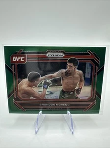 2023 Panini Prizm UFC Green Brandon Moreno Flyweight Champion - Picture 1 of 2
