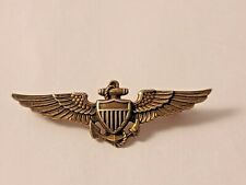 VINTAGE UNITED STATES NAVY STERLING SILVER AVIATOR WINGS BALFOUR