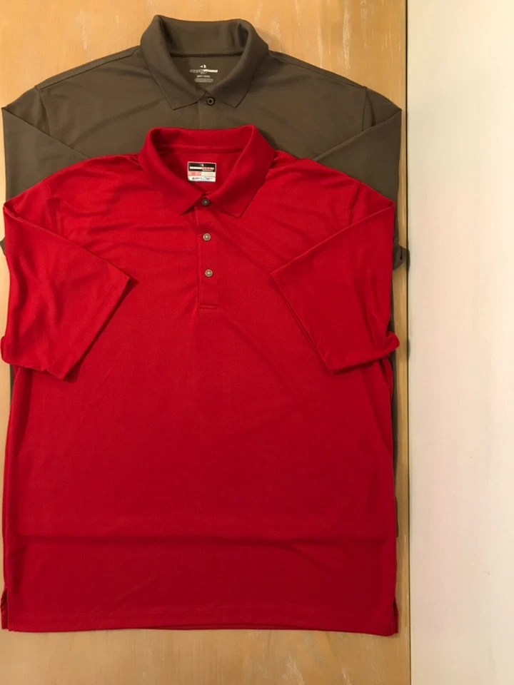 Grand Slam Mens Tops Lot of 2 Short Sleeve Collared Solid Colors Size 2XLT - Image 1 of 4