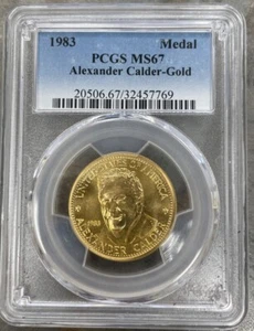 1983 Alexander Calder Gold Half Ounce MS67 - Picture 1 of 2
