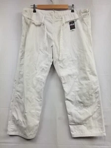 Fuji Kimono Jiu Jitsu Mens Size A3 Martial Arts Pants Only White - Picture 1 of 8