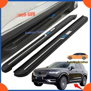Fits for Volvo XC90 2015-2023 Fixed Running Board Side Steps Pedals Nerf Bar - Imagen 1 de 4
