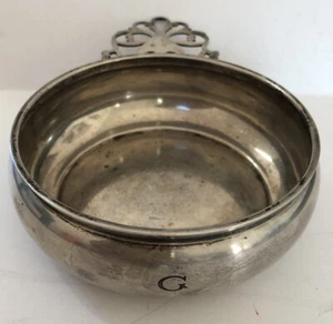 Antique Paul Revere Porringer Bowl Monogrammed G, # 1364H Bowl 200 gram - Picture 1 of 12