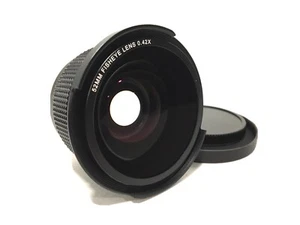 Unbranded SUPER WIDE MACRO 0.42X LENS, 52mm thread, CAP & POUCH, Boxed - Picture 1 of 6