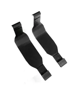 72-89 OEM MERCEDES W107 560SL 380SL 450SL 2 REAR TRUNK BATTERY STRAP HOLDER - Picture 1 of 12
