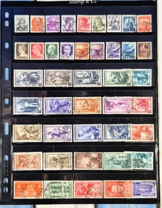 Vintage ITALIAN Cultural Daily Stamp Mix from ITALY - 43 Stamps - Sold as Seen A - Picture 1 of 2