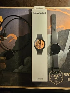 Samsung Galaxy Watch 4 SM-R870 Black 44mm Tested Works Reset Very Good - Zdjęcie 1 z 5