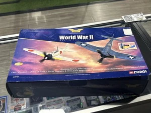 Corgi 1/72 Scale AA99120 - Guadalcanal 2 Piece Set F4U-1 Corsair Mitsubishi A6M2 - Picture 1 of 8