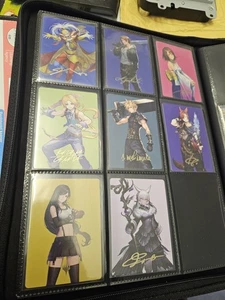 MTG Final Fantasy Art Series Full Set Signed and Unsigned in vault X binder - Picture 1 of 12