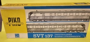 PIKO - 2 UNIT "DB" DIESEL EXPRESS RAILCAR SET SVT 137 (BOXED) HO Scale **RARE** - Picture 1 of 8