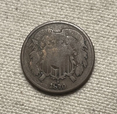 1870 Two Cent Piece - Image 1 of 2
