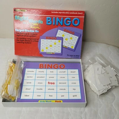 Juego de bingo Edupress Sight Words In A Flash grados 4+ completo 36 jugadores Foto 1 de 4