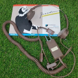 1987 Vintage Communications Headset "StarSet II Supra" (MISSING VOICE TUBE) - Picture 1 of 23