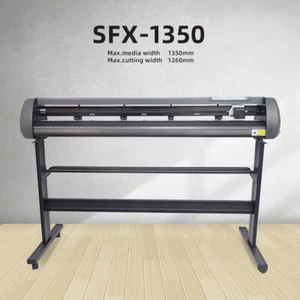 53” Cutting Plotter Sign Cutting Machine with Stand Signmaster Software 3 Blades - Picture 1 of 7