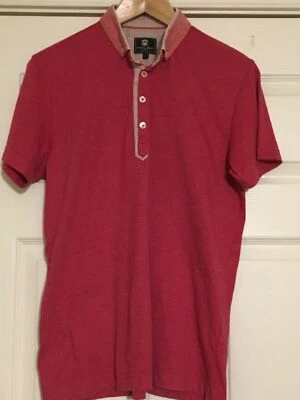 *Acero y Jalea* Camisa Polo Londres Para Hombre Pequeña Manga Corta PERFECTO ESTADO Foto 1 de 2