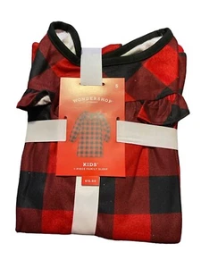 Girls Holiday Buffalo Check Flannel PJ's Nightgown - Wondershop Red Size 4 - Picture 1 of 2