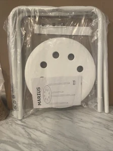 IKEA Marius, Stool stackable, White, 17¾" Height -SET OF 2- BRAND NEW 901.840.47 - Picture 1 of 1