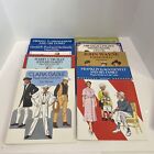 Lot de 8 livres de poupées en papier par Tom Tierney - Présidents modernes