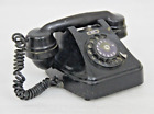 1965 Vintage RING Black Bakelite Desk Call, Dial Rotary Retro Landline TELEPHONE