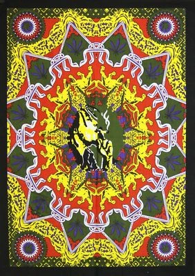 Póster mandala colgante de pared decoración del hogar Bob Marley tapiz para fumar étnico indio Foto 1 de 4