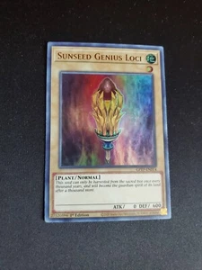 Sunseed Genius Loci - Yugioh Ghosts From the Past 1st Ed Ultra Rare - GFTP-EN014 - Picture 1 of 2