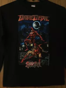 Daredevil - “Elektra” - 2002 Black Shirt -NWT - Youth L - Long Sleeve - Marvel - Picture 1 of 5