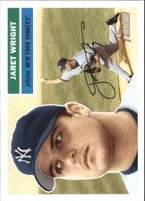 2005 Topps Heritage New York Yankees Baseball Card #325 Jaret Wright