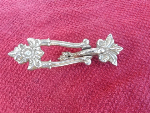 Antique Vintage Silver Doorknocker Cover