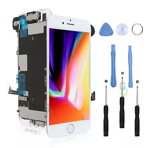 For iPhone 8 LCD Display Digitizer 3D Touch Screen Replacement+Home Button+Tools - Picture 1 of 7