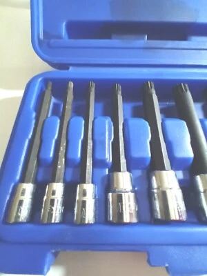 VIF Tool Set Rachet Socket Repair Handy Man Set With Torque & Blue Plastic Case  - Image 1 of 4