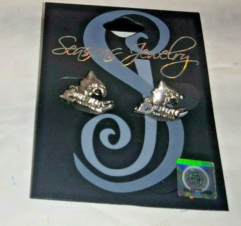SEASONS NCAA LOUISVILLE CARDINALS LOGO PIERCED EARRING SET NWT Cover