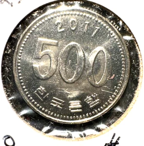 Korea, South 2011 500 won KM 27 BU - Picture 1 of 2