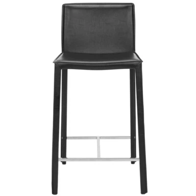 SAFAVIEH Jason 24" Counter Stool Set of 2 | Black | - Image 1 of 4