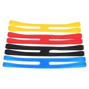 4 Pcs Cintura Di Conservazione Delle Stoviglie Elastici Silicone - Afbeelding 1 van 12