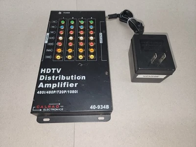 CALRAD 40-934B HDTV Distribution Amplifier 480i/480p/720p/1080i  - Image 1 of 3