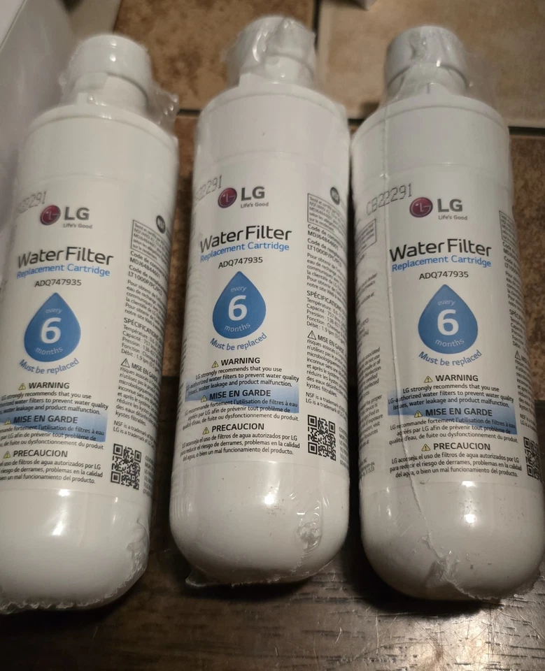 LG LT1000P 6Month / 200Gal Capacity Replacement Refrigerator Water Filter (NSF42, NSF53, NSF401)