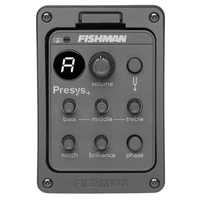 Fishman Presys+ Acoustic Guitar Pickup/Preamp System, Black - Image 1 of 3