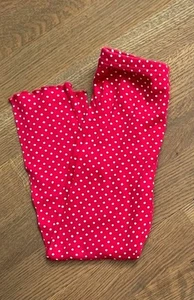 Gymboree POPPY LOVE Vintage EUC 5T Red polka dot ruffle leggings - Picture 1 of 1