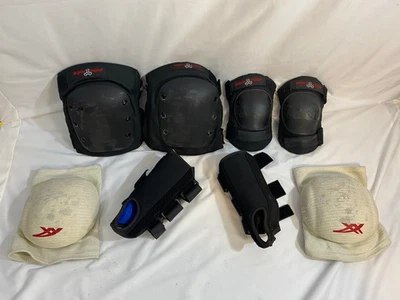 Lote de Muñequeras Triple 8 y Otras Rodilleras para Codo para Skateboarding y Patinaje Foto 1 de 4