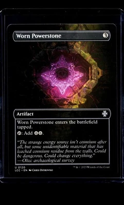 2023 MTG Magic the Gathering LCI Ixalan Commander Borderless 120 Worn Powerstone - Image 1 of 2