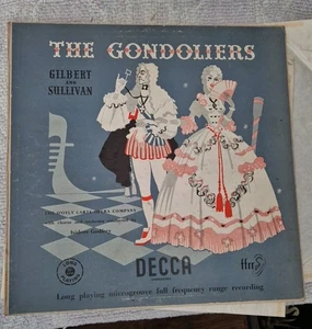 1955 Gilbert And Sullivan The Gondoliers Double record (LK 4015-6) VG+/VG (4940 - Picture 1 of 6
