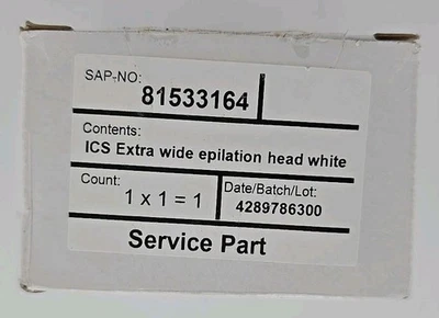 НОВАЯ BRAUN 81533164 ОЧЕНЬ ШИРОКАЯ ЭПИЛЯЦИОННАЯ ГОЛОВКА БЕЛЫЙ ШЕЛК EPIL Xpressive 9, 7,5377 - Изображение 1 из 3