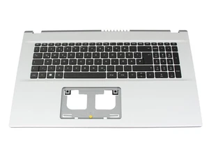 Acer 6B.K9ZN2.014 Original Tastatur inkl. Topcase DE (deutsch) schwarz/silber - Afbeelding 1 van 5
