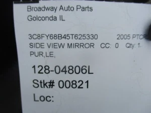 2005 PT Cruiser LH Power Mirror 06-08 Non-Heated Hatchback - Bild 1 von 3