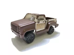 Vintage1979 Tonka Pickup Trucks Metal/Plastic Body Brown White Made in USA A3 - Picture 1 of 9
