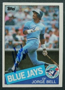 Toronto Blue Jays Star George Bell signed autographed 1985 Topps baseball card-- - Picture 1 of 1