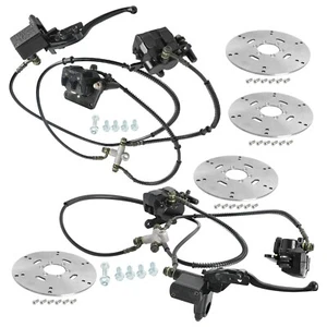 Hydraulischer Bremssattel vorne & hinten mit Rotor Kit für Go Kart ATV Golf - Bild 1 von 11