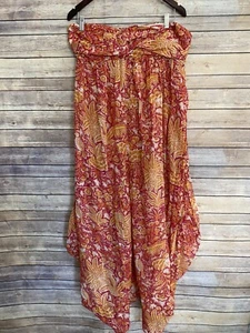 Mono harén Anthropologie talla L $178 cachemir floral sin mangas cubierta de playa - Imagen 1 de 6