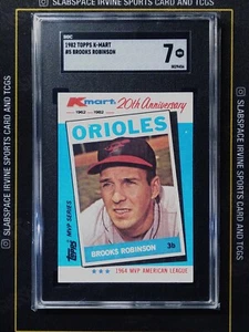 1982 TOPPS K-MART #5 BROOKS ROBINSON SGC 7 - Picture 1 of 2